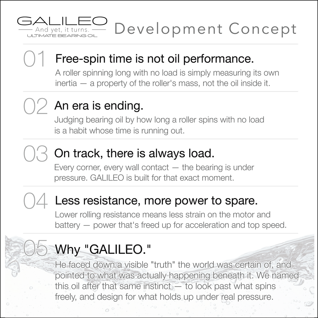 GALILEO -And yet, it turns- ULTIMATE BEARING OIL