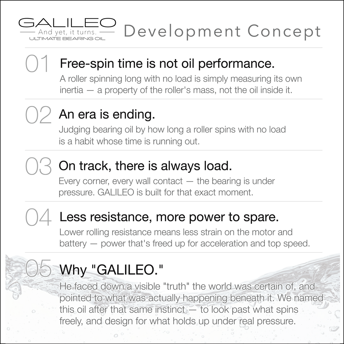GALILEO -And yet, it turns- ULTIMATE BEARING OIL